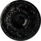 Ekena Millwork Granada Ceiling Medallion (Fits Canopies up to 7 1/8"), Hand-Painted Black Pearl, 19"OD x 1 1/2"P CM19GABPS - alternate 1
